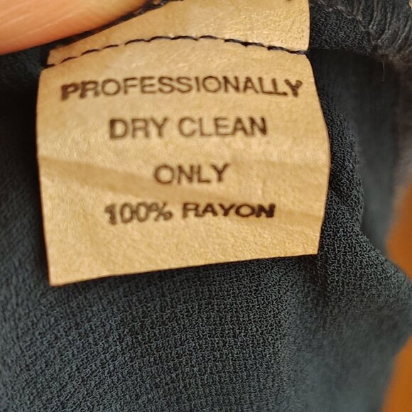 Vintage Tiar Semi Sheer Pleated Maxi Skirt Medium Midnight Blue 90s Fall Boho - Picture 6 of 6